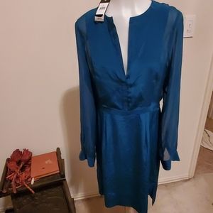 BCBG Max Azira Dress Teal Green